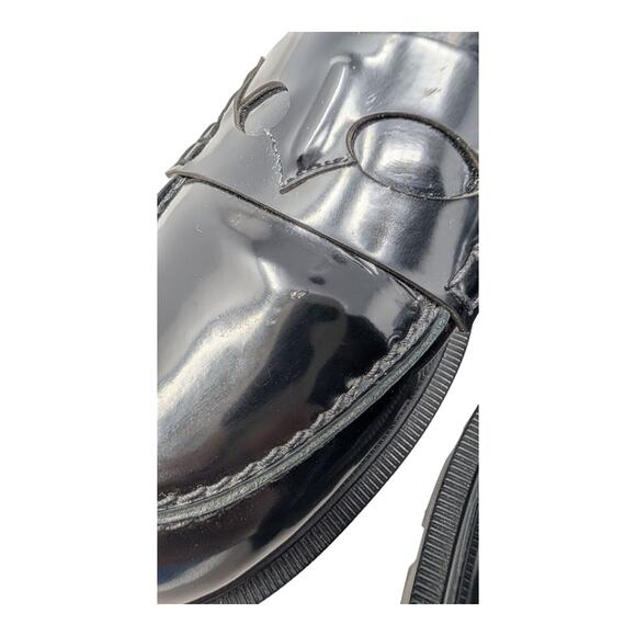 Christian Louboutin Montezu Chelsea Lug Sole Ankle Boot Chunky Patent 39 - Picture 7 of 13